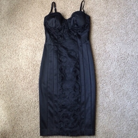 Marciano Black Cocktail Dress - Picture 1 of 4